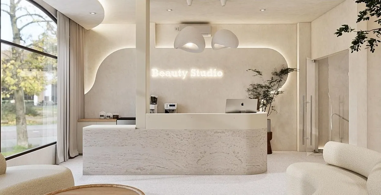 Render of the new Pererenan studio reception